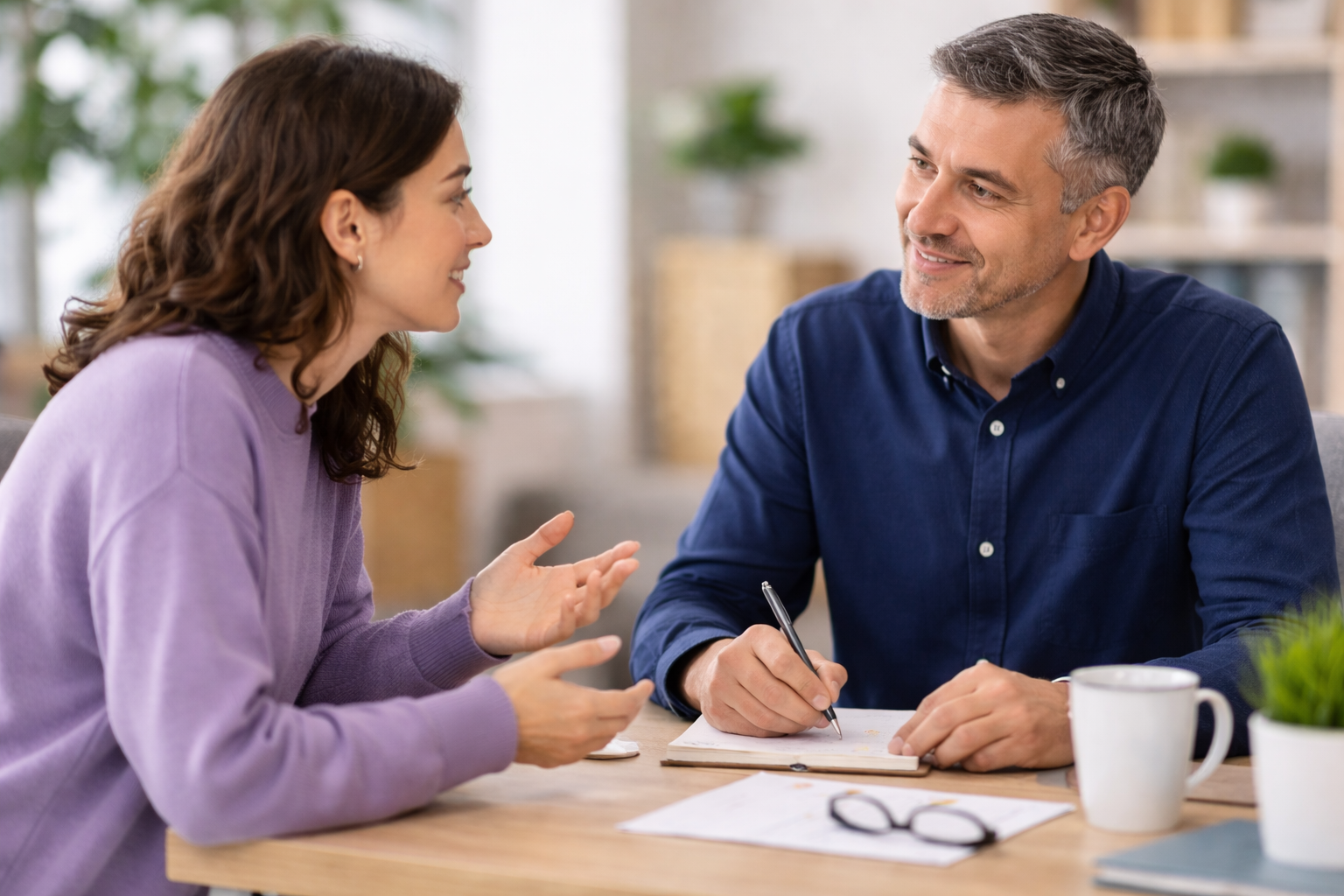 manager and employee discussing reasonable adjustments