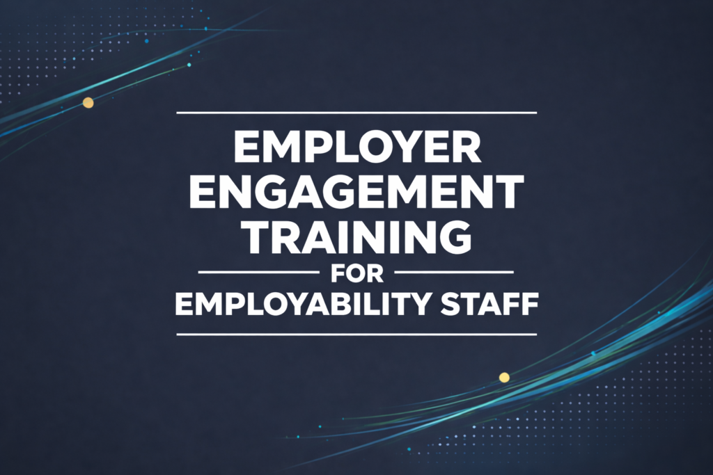 employer engagement training for employability staff text graphic